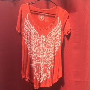 Gently used affliction women’s T-shirt